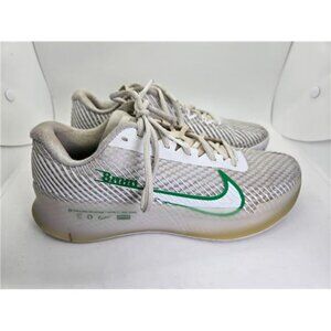 Nike Court Air Zoom Vapor 11 HC Tennis Shoes Womens 8 White Pickleball Sneakers